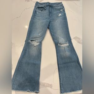 DL 1961 Wallace High Rise Cropped Flare Jeans 26